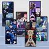 Чехол Japan Anime Jujutsu Kaisen Ryomen Sukuna для Samsung Galaxy Note 20 Ultra 10 Lite 9 8 A12 A52 A51 S20 FE, черный, мягкий