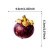 10/30/56PCS Cartoon Food PVC Sticky Sticker Aesthetic DIY Colored korean Decoration Scrapbooking Supplies