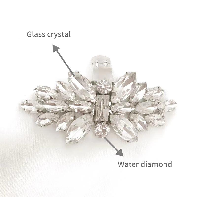 Removable Lady Shoe Clips Wedding Bride Shoes Decoration For Women Girls High Heel Jewelry Accessories