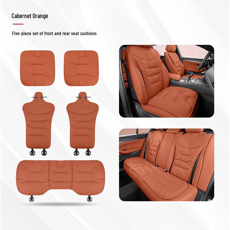 Универсальные вентилируемые подушки для автомобильных сидений из кожи наппа — всесезонные, дышащие, высококачественные, перфорированные, для всех моделей.