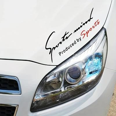 Наклейка Sports Mind Автомобиль Спорткар Внедорожник Капот Боковина Окно Светоотражающая Виниловая Отделка Графическая Наклейка, Спортивное Украшение для Мотоцикла