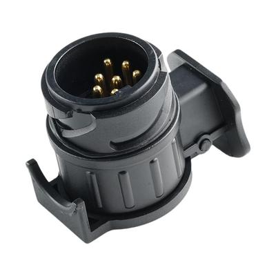 12 В 13-7-контактный разъем для буксировки, разъем для прицепа, адаптер для буксировочного соединения для буксировочного грузовика для туристического автомобильного прицепа