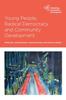 The Young People, Radical Democracy and Community Development Book