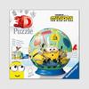 3D Puzzle Mint Minions Ball 73 Piece Puzzle