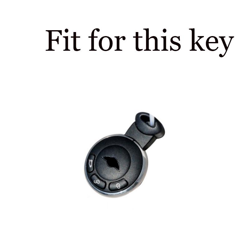 Keyless Entry Remote Accessories, 3 Button TPU Key Cover & Replacement Shell for Mini Cooper R56