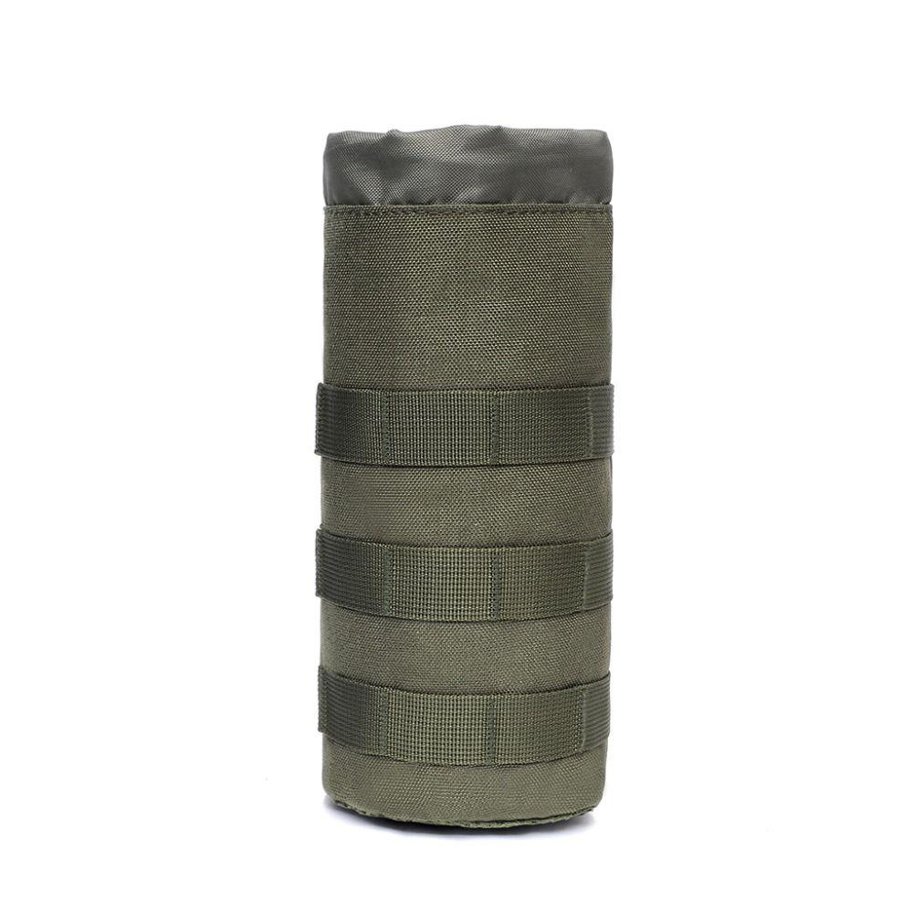 Molle System Outdoor Kettle Carrier Bag Water Bottle Bag Multifunction Hiking Bottle Pouch Unisex