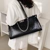 New Style Baguette Underarm Bag Rectangular Versatile Chain One-shoulder Casual Texture European and American Women's Bag