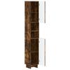 Bathroom Cabinet with Open Shelf EDE Smoked Oak