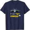 Морской F14 Tomcat Военный Самолет Истребитель Футболка 100% Хлопок Круглый Вырез Летняя С Коротким Рукавом Повседневная Унисекс Футболка Размер S3XL