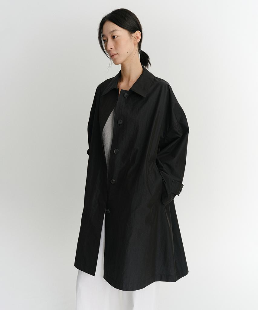 Eaah Den Wide Trench Coat (Black)
