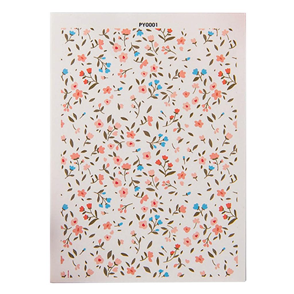 Глина Переводная бумага для глиняных серег Водорастворимая глина Переводная бумага Цветочный переводной лист для глиняных украшений