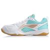 Li Ning Настольный теннис Амортизирующие Нескользящие Износостойкие Низкие Тренировочные Кроссовки Унисекс Белый Синий APTP002-2