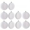 5/12 шт. Сделай сам Рождественские пустые белые шары 8 см Настольное декоративное дерево Рождественские подарки