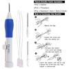 9Pcs/Box Magic Threaders ABS Plastic Punch Needle Sewing Embroidery Pen Set Knitting