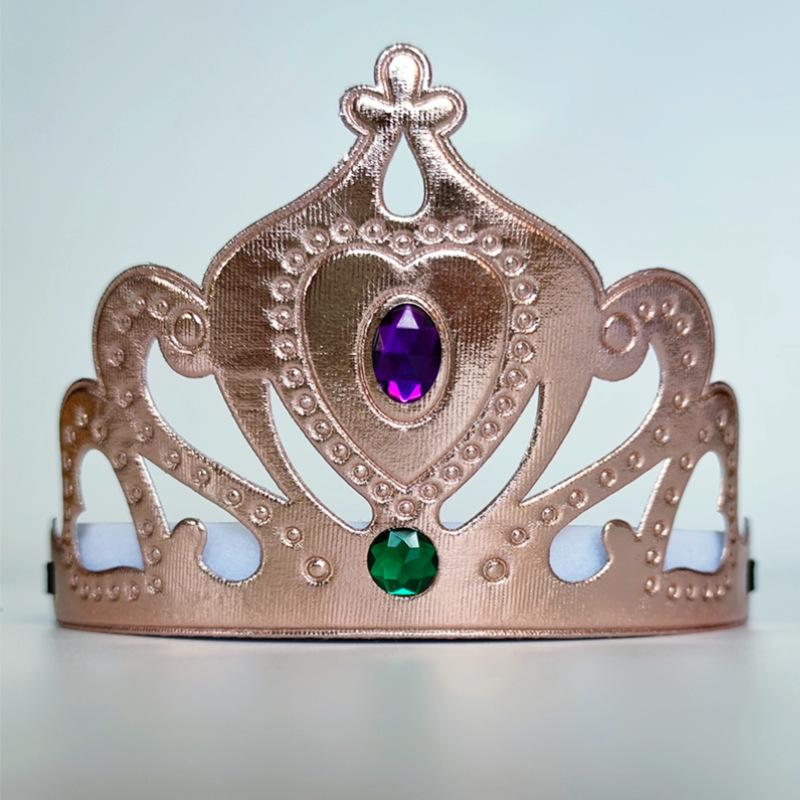 Тиара замороженной принцессы, головной убор для украшения детского торта на день рождения