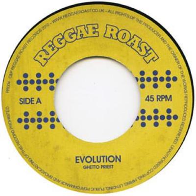 7-дюймовая пластинка GHETTO PRIEST - Evolution RR0047 Reggae Roast 2010 UK Регги, Ска и Даб