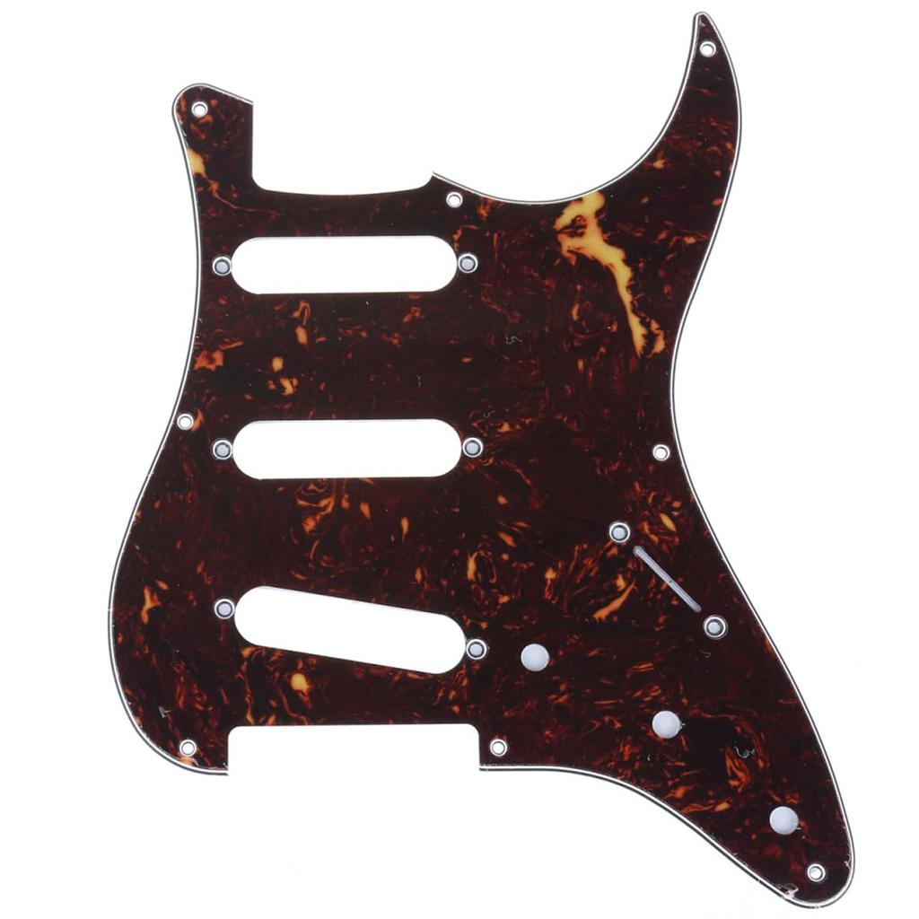 Musiclily Pro Stratocaster Made In Japan for Fender Japan Strat Electric Tortoiseshell Pickguard 8-Hole '57 Pickguard, '57 Guitar, 4-Piece