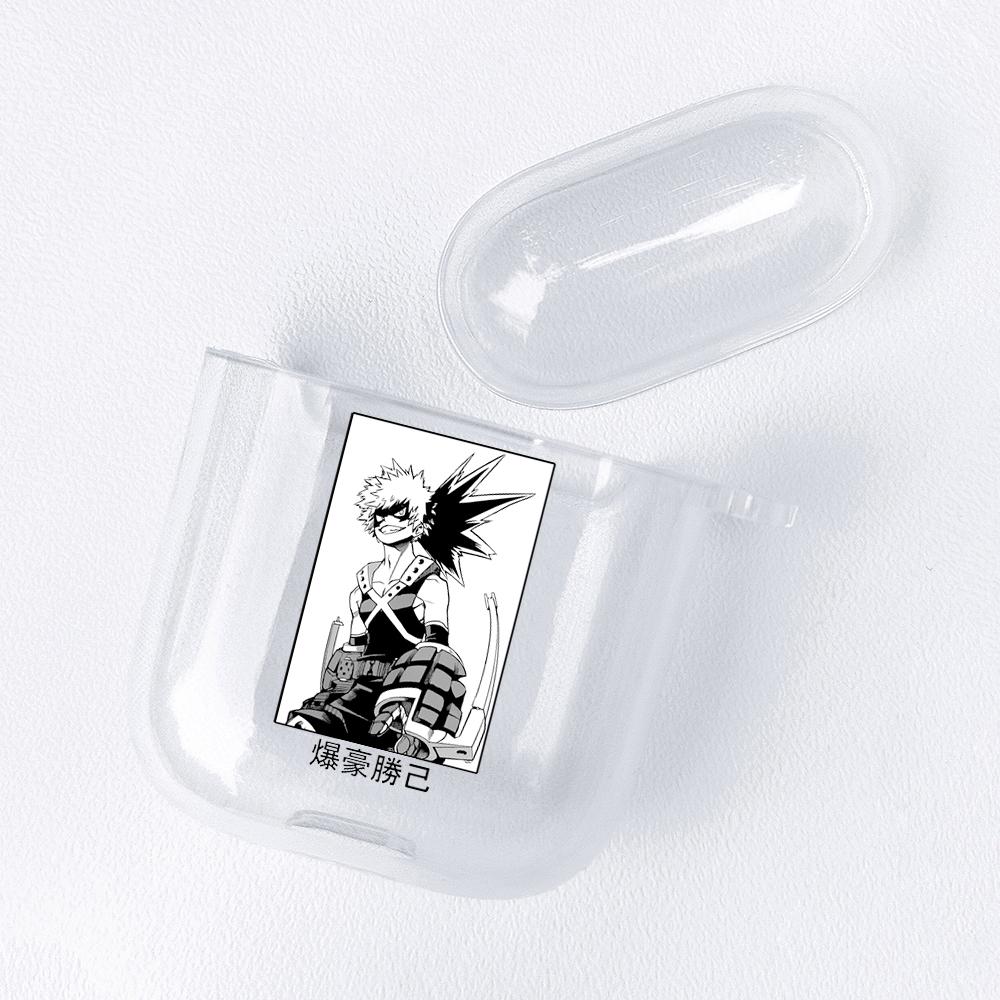 Аниме My Hero Academy фигурки прозрачный чехол для Airpods Funda Airpods 2/1 чехол Boku No Hero Academy мягкий чехол из ТПУ