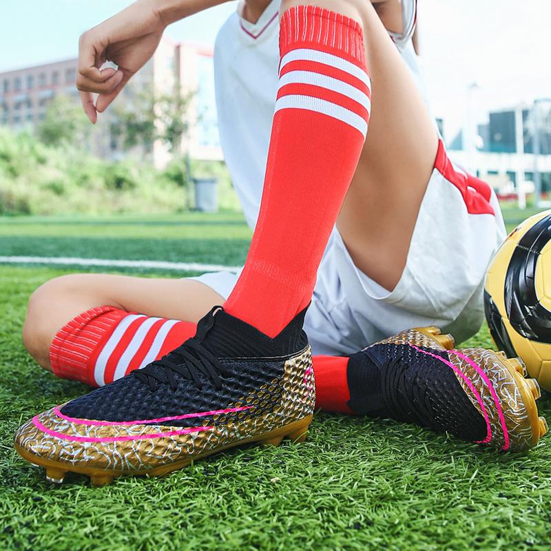 Soccer Shoes Men Football Cleats Footwear Outdoor Training Professional Match Football Boots Teenagers Futsal Sports Sneakers