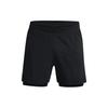 2-In-1 Training Running Shorts Men Bottoms Black 1364858-001