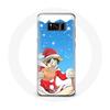 Чехол для Samsung Galaxy S8 Аниме One Piece Луффи На Рождество 2023