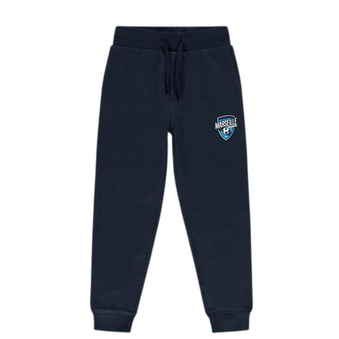 Jogging Survêtement foot Marseille enfant mixte bleu ciel navy - Bleu