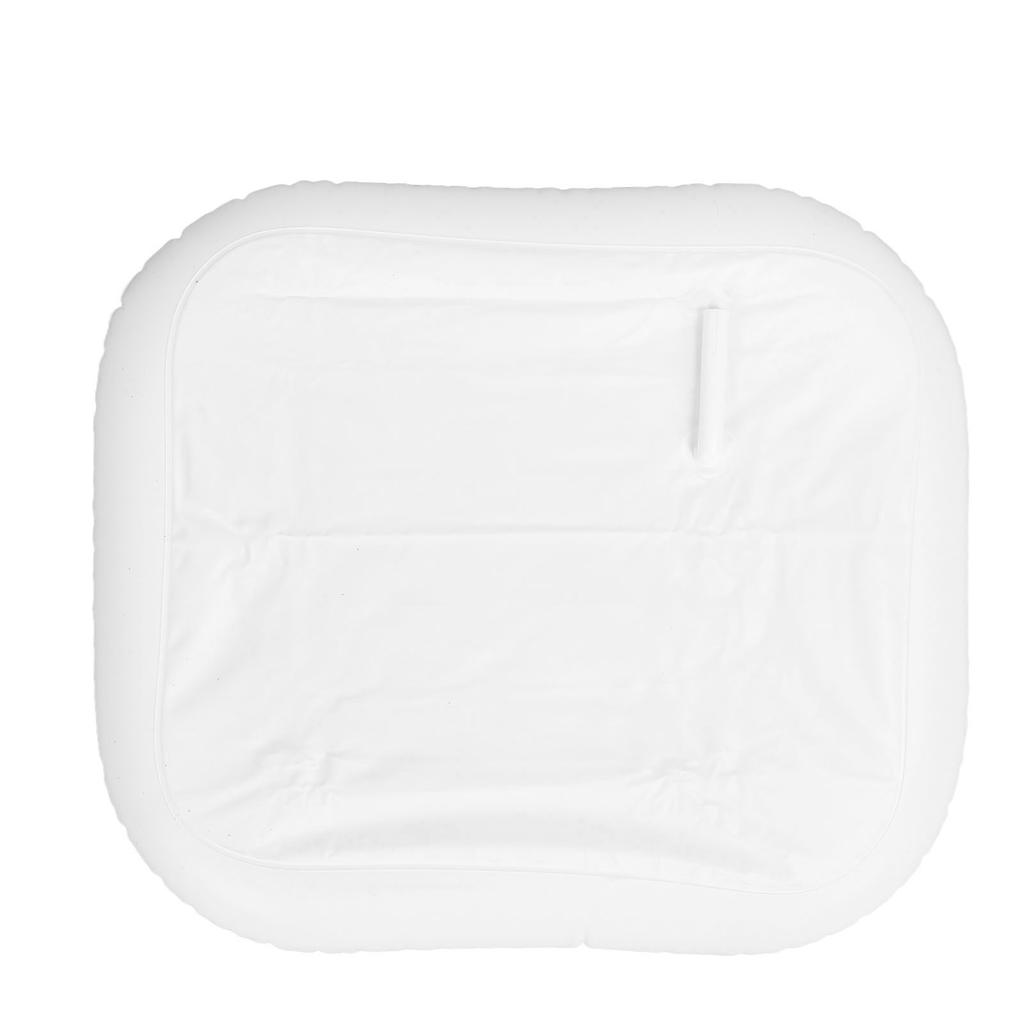 Прикроватная раковина для мытья волос из ПВХ с надувным шлангом для слива длиной 3,3 фута для пожилых людей с ограниченными возможностями