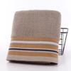 Однотонное банное полотенце из чистого хлопка, бытовое утолщенное впитывающее банное полотенце, полотенце