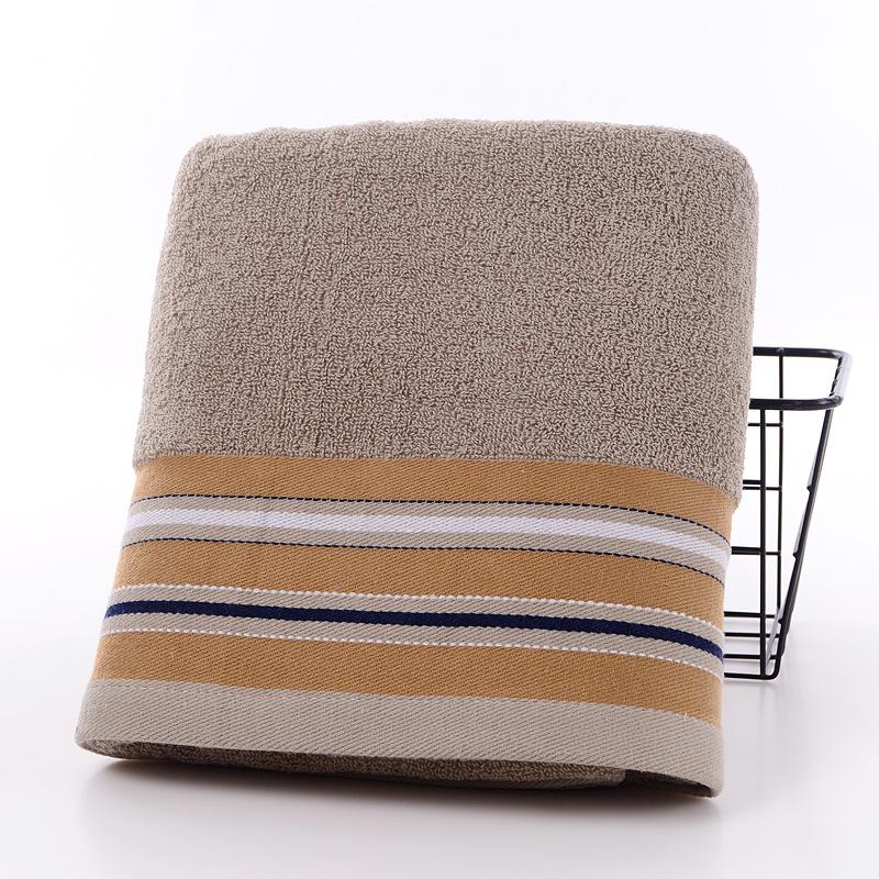 Однотонное банное полотенце из чистого хлопка, бытовое утолщенное впитывающее банное полотенце, полотенце