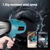OENVAN 2000W Brushless Electric Air Blower 200M/S Cordless Turbo Blower Dust Snow Sweeper Power Tool for for Makita 18V Battery