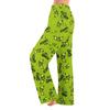 Women  Winter Pants Full Length Long Trousers Flannel Christmas Printed Pants