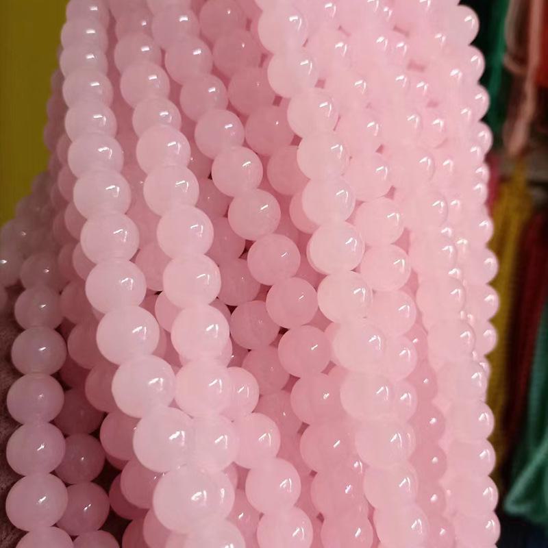 DIY цветные хрустальные стеклянные имитационные нефритовые бусины для аксессуаров ручной работы