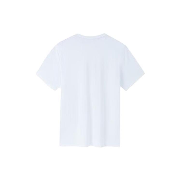 ANTA Variety Training Collection T Shirts Men's White Crew Neck Moderate Straight Fit 152337110-1