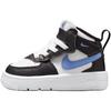 Air Force 1 Mid Easy On Comfortable Non-Slip Durable Mid-Top Walking Shoes Baby Shoes Black White FJ1918-600