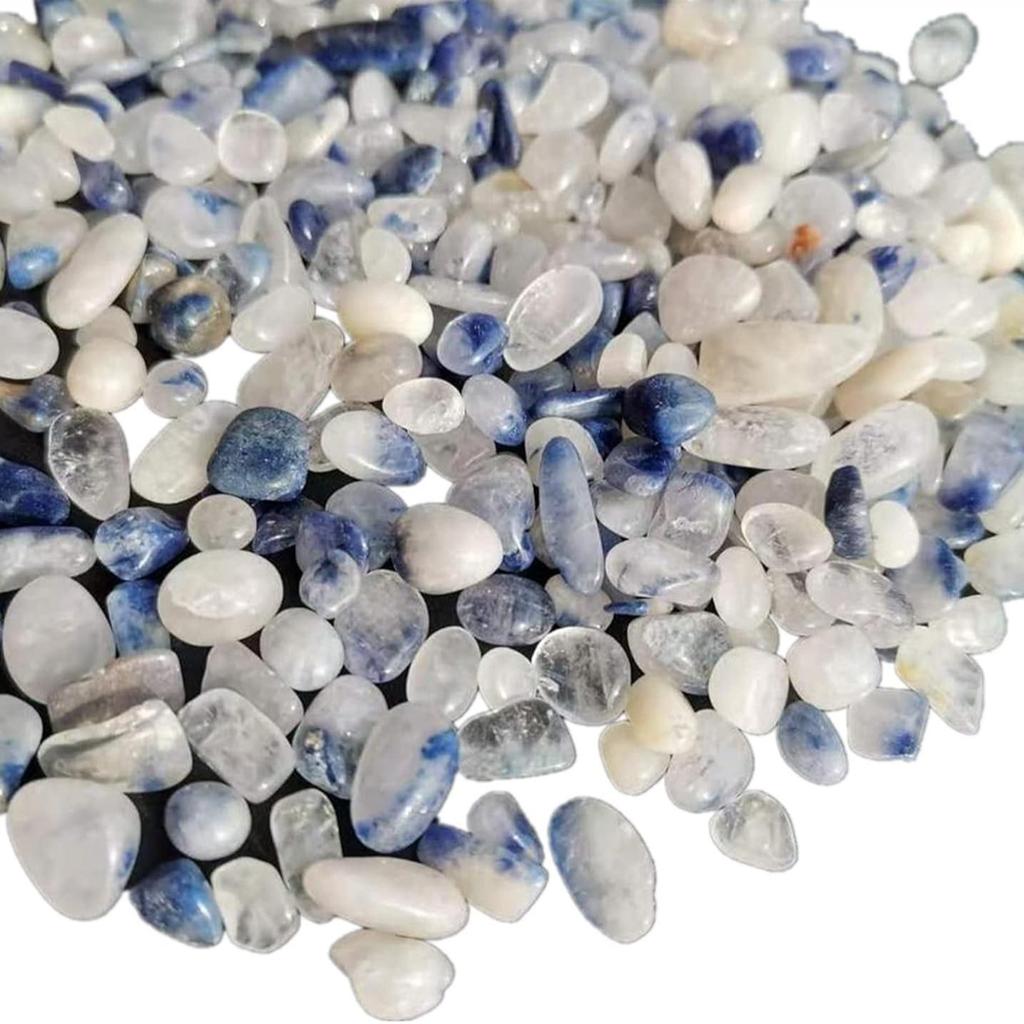 Natural Blue Phantom Quartz Crystal Stone for Purification and Decor In Fish Tanks or Flower Pots