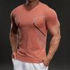 Fitness Breathable Summer New Product Casual Short-sleeved T-shirt Fashionable Sports Slim Elastic Outdoor T-shirt Men