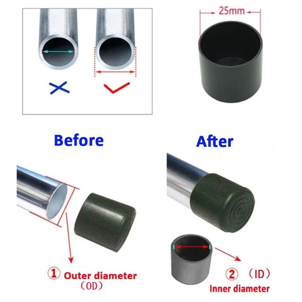 1 шт., ножки для мебели, круглая пробка для труб, защитные накладки на пол, накладки на торцы трубок, новые колпачки для ножек стула