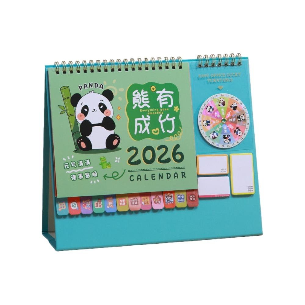 Month Date Display 2026 Desk Calendar Chinese New Year Style Monthly Planner Daily Planning