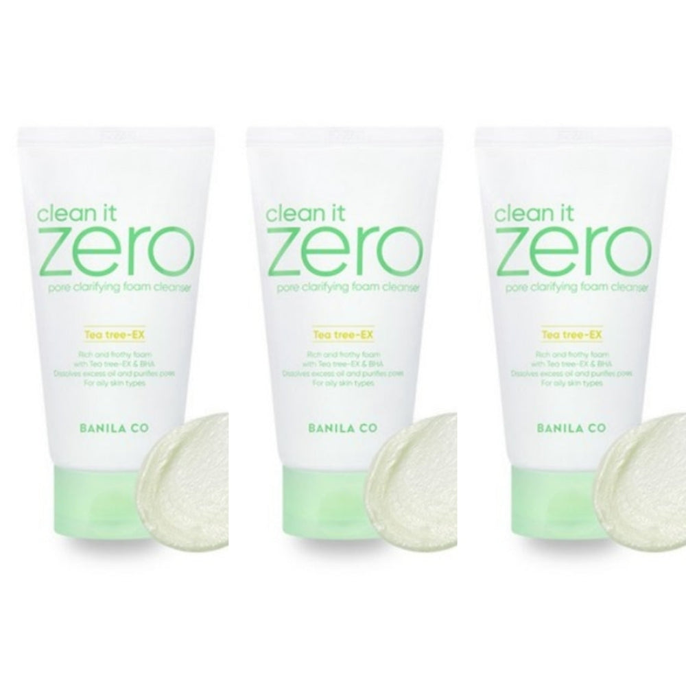BANILA CO Clean It Zero Pore Clarifying Foam Cleanser 150 мл*1 шт/2 шт/3 шт/4 шт