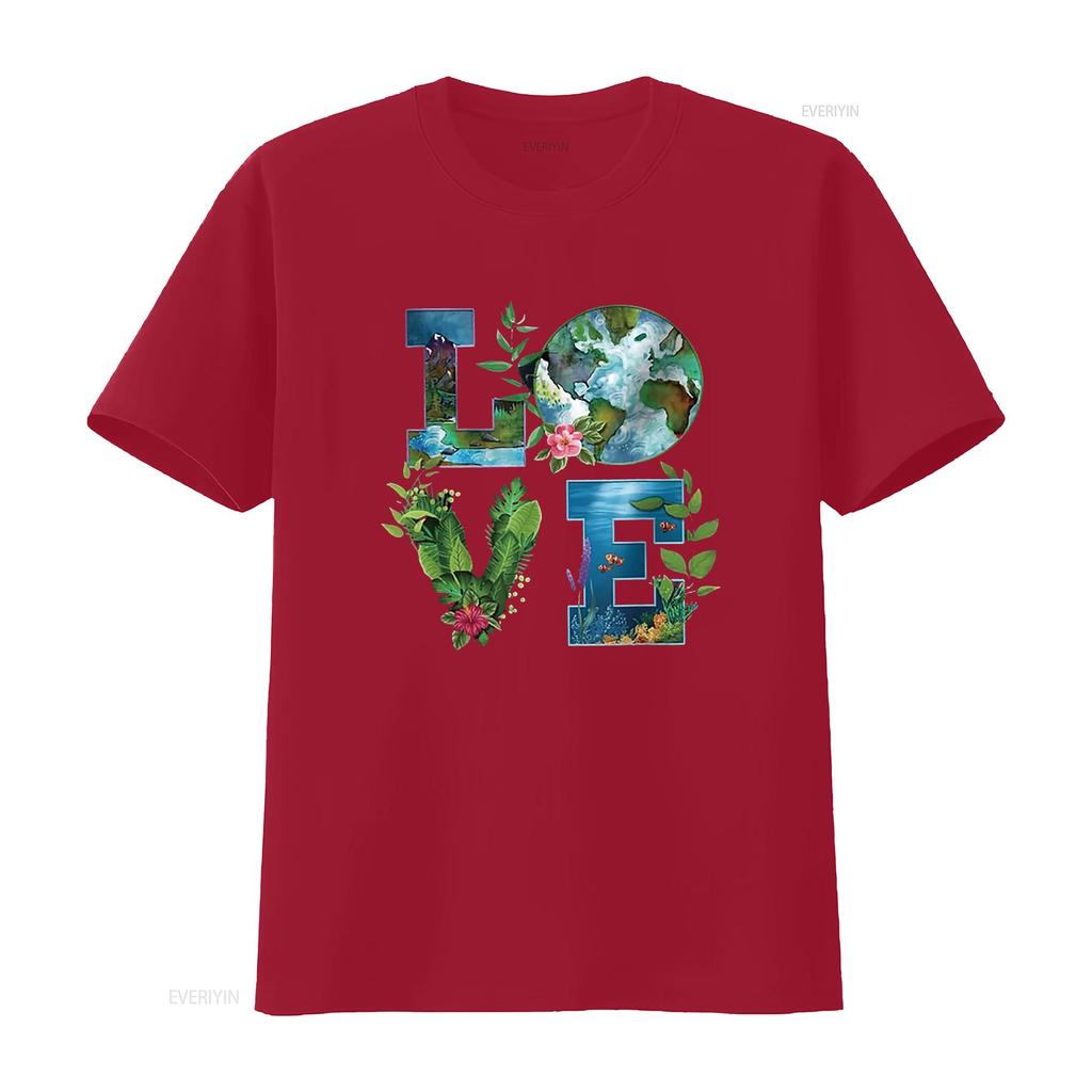 Earth Day Planet Anniversary Everyday T Shirt vintage Washed homme Top For Everyday Wear designer clothes Breathable fashion