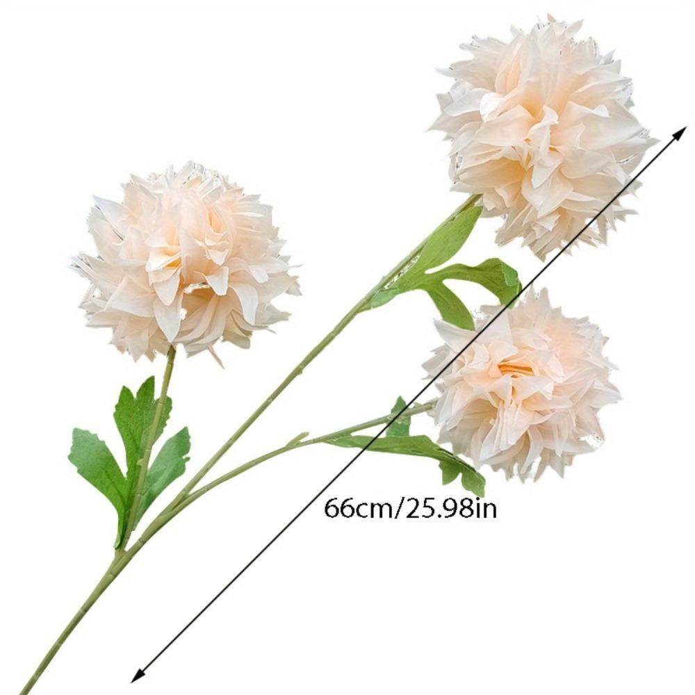 10 шт. 66 см искусственные хризантемы шарообразные цветы большие стебли хризантем искусственные цветы гортензии свадебный дом сад вечеринка свадебное украшение наружный декор