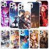Чехол для телефона Sword Art Online SAO из аниме Для iPhone 17 Air 16 15 Plus 11 14 Pro Max 13 Mini 12 7 8 + SE Узор Арт Индивидуальная Обложка
