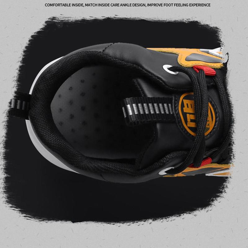 Мужские высокие кроссовки в корейском стиле, модная обувь с высоким берцем, универсальная студенческая мужская баскетбольная обувь