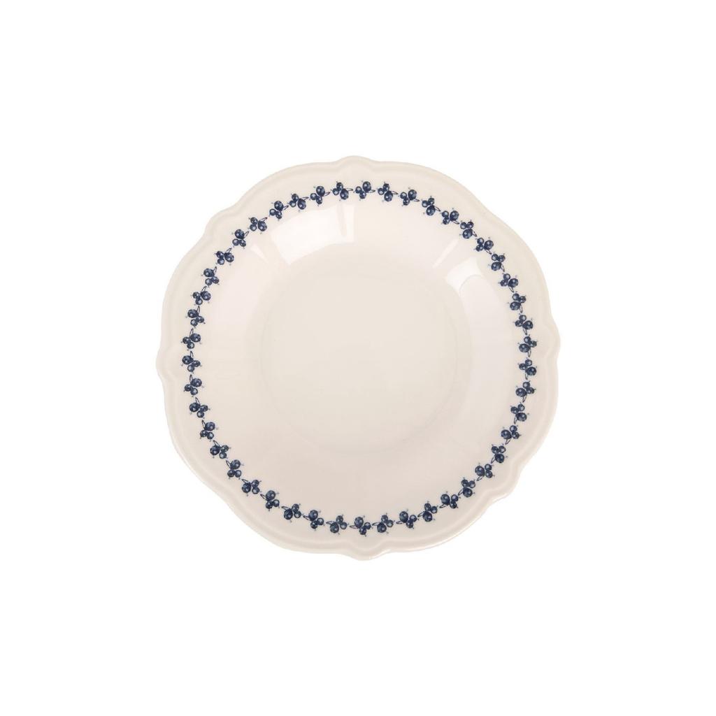 Vanessa Stoneware 24 Piece Dinner Set For 6 Persons Blue