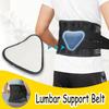 Lumbar Back Belt with Waist Pad Adjustable Breathable Waist Trainer Anti-skid Spine Lumbar Support Belt Lower Back Stress Relief