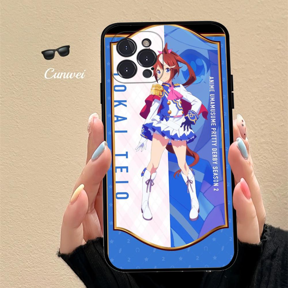 Чехол для телефона Аниме Ума Мусуме Претти Дерби Токай Тейо Для IPhone 16 15 14 11 12 13 Mini Pro XS Max Чехол 6 7 8 Plus X Funda Shell