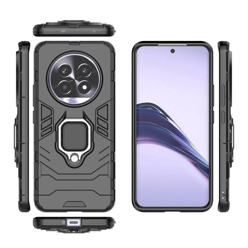 For Realme 13 Pro Plus Case Armor Magnetic Suction Stand Full Edge Back Cover For Realme 13 Pro Plus Case For Realme 13 Pro Plus