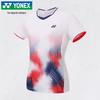 YONEX Быстросохнущая футболка с коротким рукавом для бадминтона (тренировочная и игровая)
