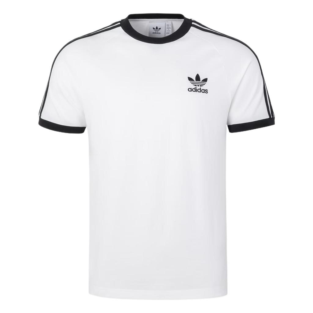 Adidas 3-Stripes Comfortable Cool Breathable Soft Short Sleeve T-Shirt Men Tops White KB2460