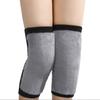 Unisex Winter Faux Rabbit Hair Knee Warmers Fleece-Lined Thickened for Cycling Cold Protection Elderly Knee Protection